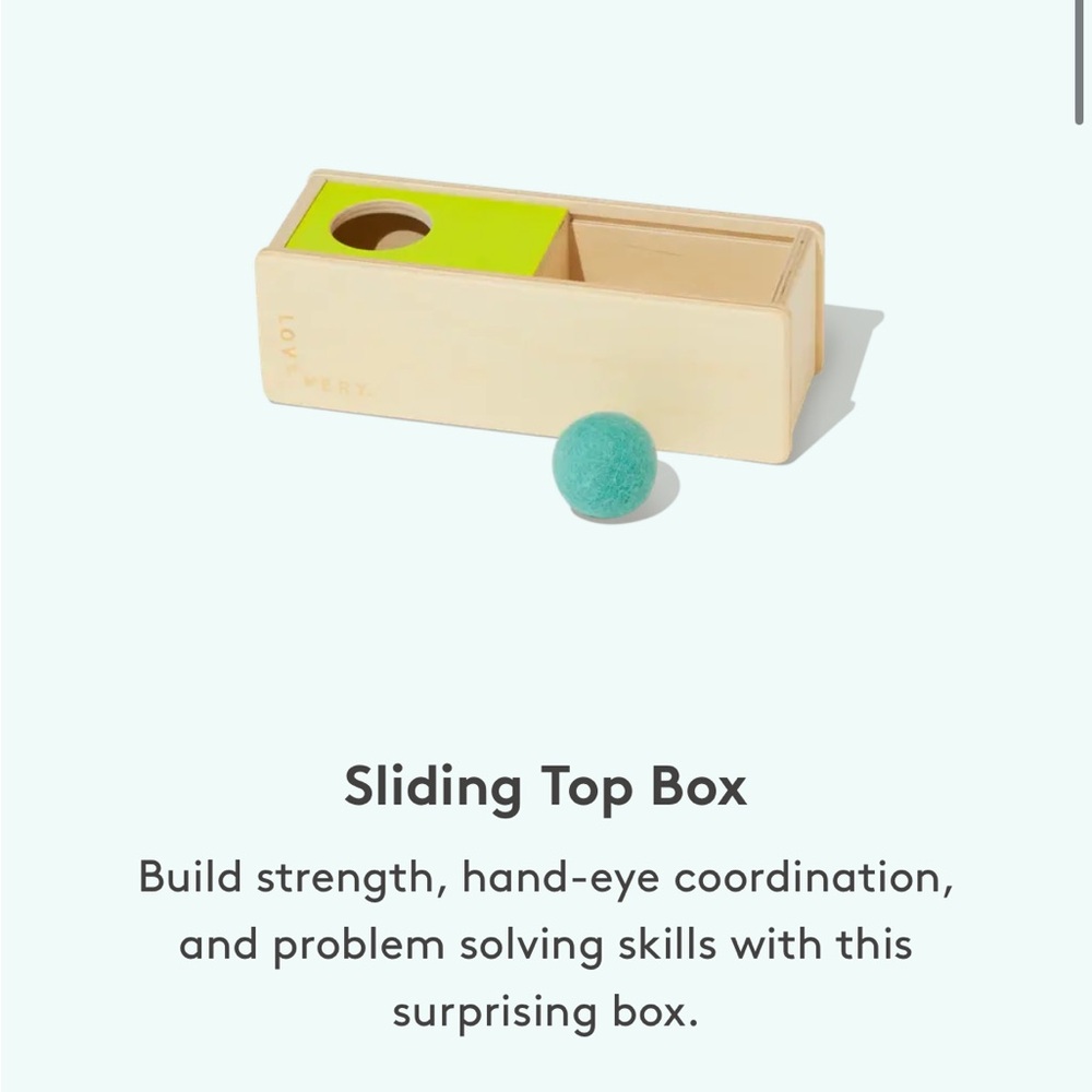 LOVEVERY Sliding Top Box
